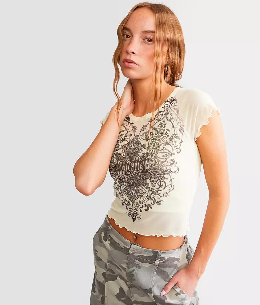 Affliction Amber Creek Cropped T-Shirt Cover