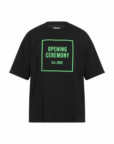 Opening Ceremony Man T-shirt Black Organic cotton Cover