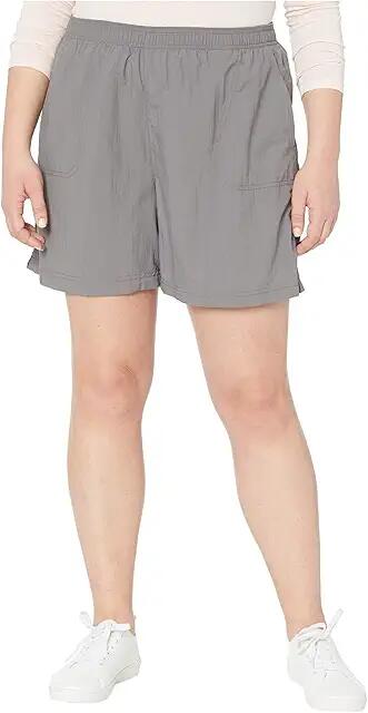 Columbia Plus Size Sandy River Short (City Grey) Women's Shorts Cover