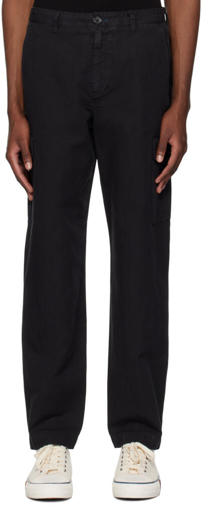 PS by Paul Smith Black Cotton Cargo Pants Cover