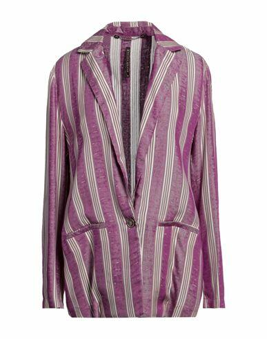 Manila Grace Woman Blazer Mauve Viscose, Acetate Cover