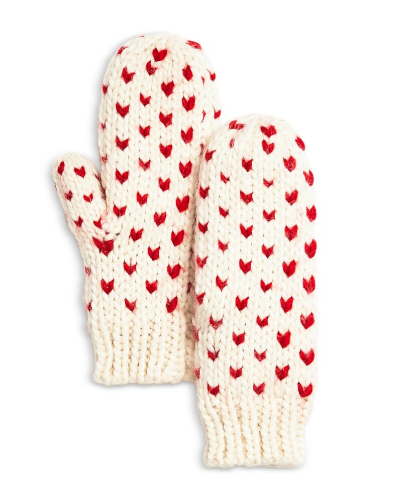 Aqua Heart Mittens - Exclusive Cover