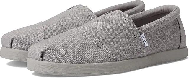 TOMS Alpargata Forward Espadrille (Drizzle Grey Recycled Cotton Canvas) Men's Shoes Cover