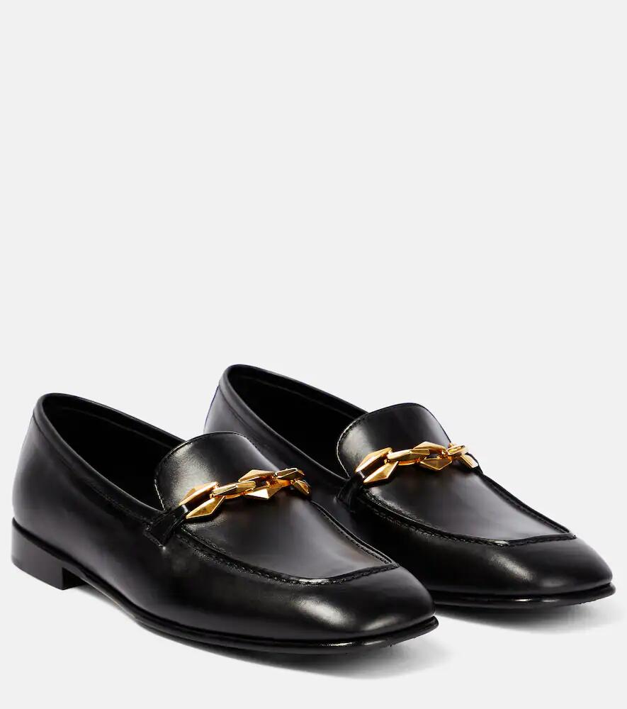 Jimmy Choo Tilda leather loafers Cover