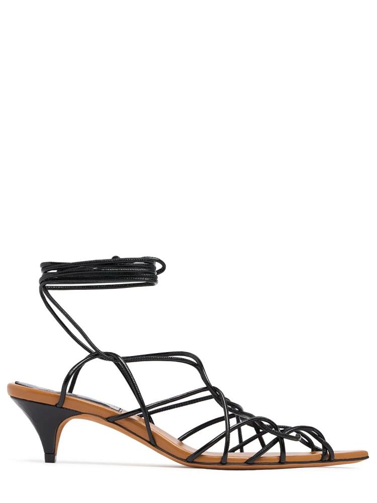 KHAITE 45mm Arden Strappy Sandals Cover