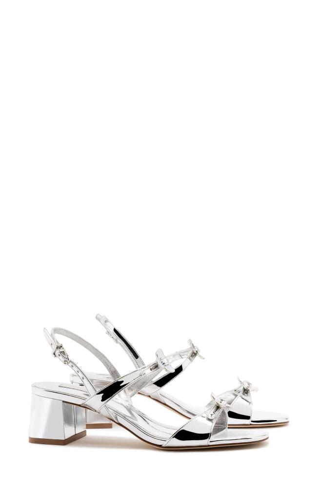 Larroudé Tinx Sandal in Silver Cover