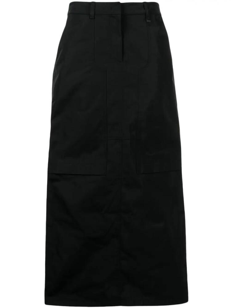 Juun.J draped midi skirt - Black Cover