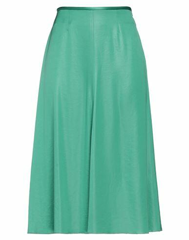 Nanushka Woman Midi skirt Green Triacetate, Polyester Cover