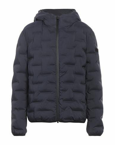 Peuterey Man Puffer Navy blue Polyester, Elastane Cover