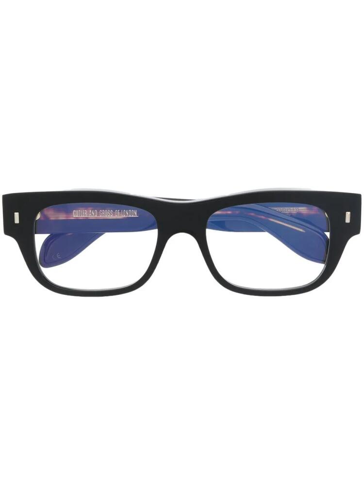 Cutler & Gross rectangle-frame glasses - Black Cover