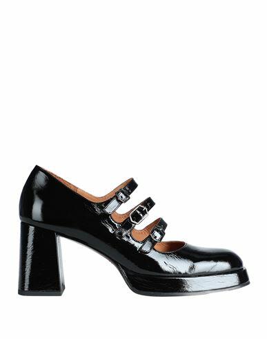 Chie Mihara Woman Pumps Black Soft Leather Cover