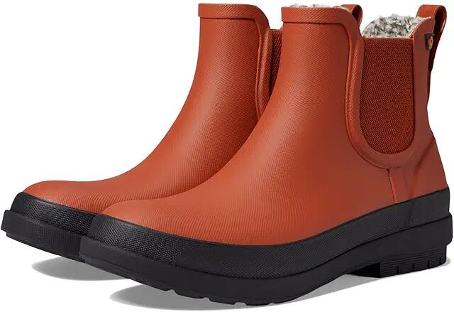 Bogs Amanda Plush II Chelsea (Burnt Orange) Women's Shoes Cover