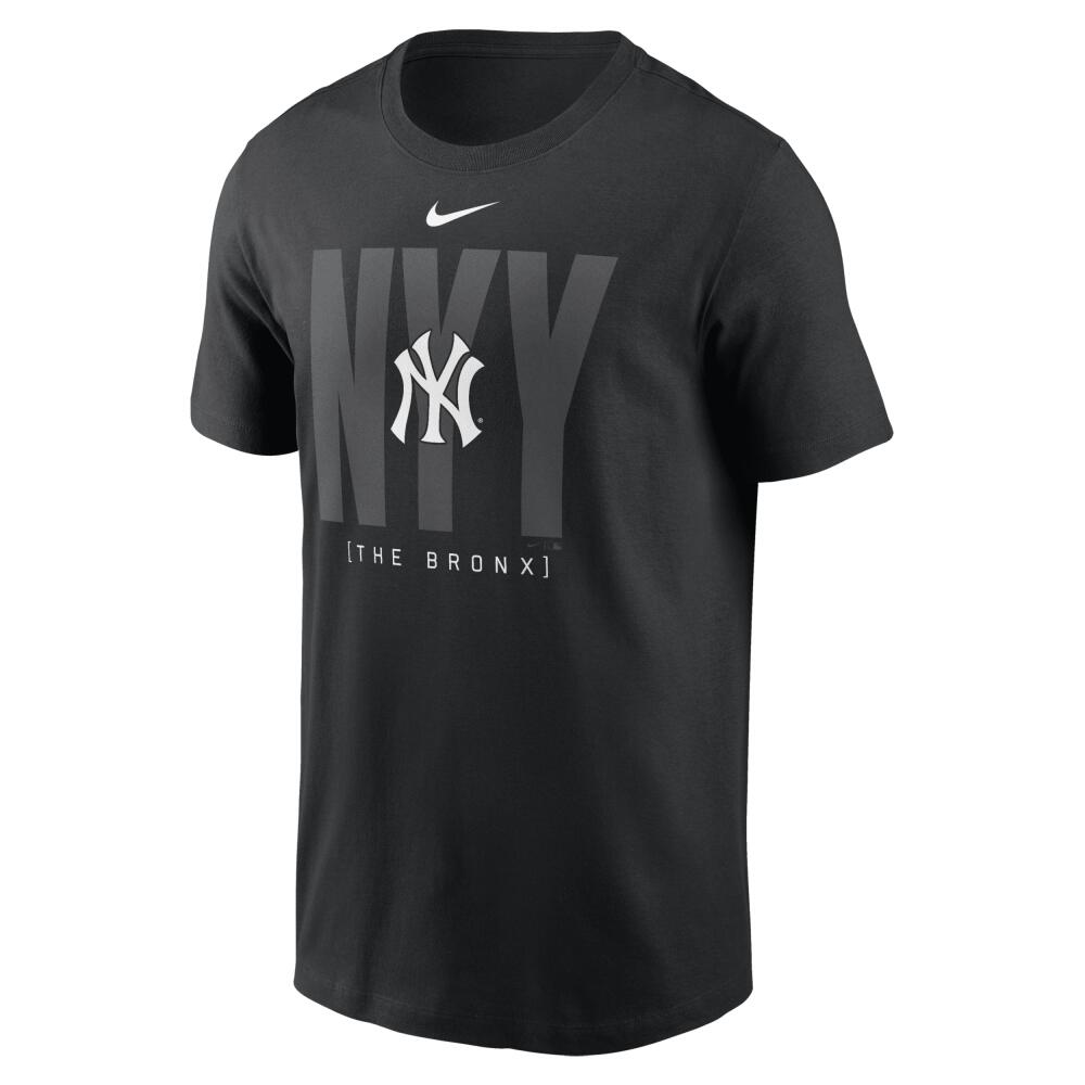 New York Yankees Fashion Local Nike Men's MLB T-Shirt in Black Cover