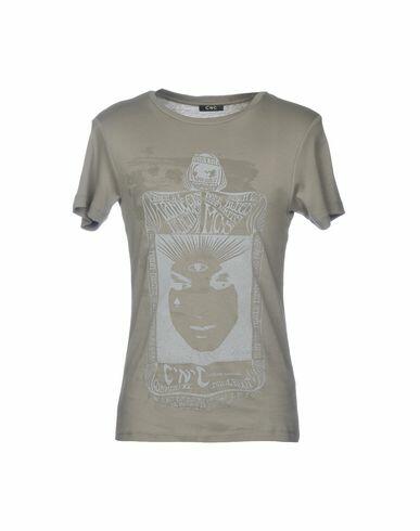 C'n'c' Costume National Man T-shirt Grey Cotton Cover