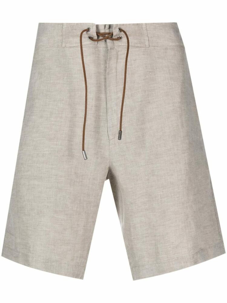 Sease Sunset linen bermuda shorts - Neutrals Cover