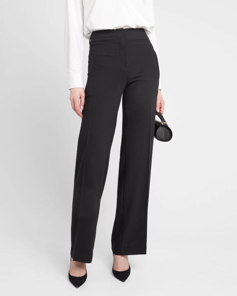 Anne Fontaine Argan High-Rise Straight-Leg Pants Cover