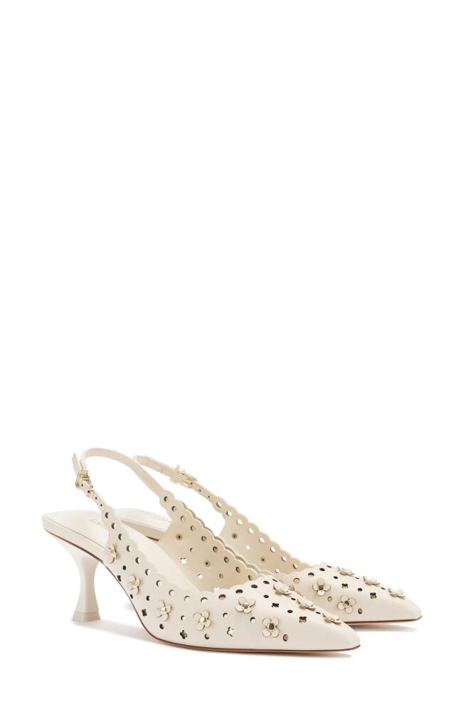 Larroudé Jasmine Slingback Pump in Ivory Cover