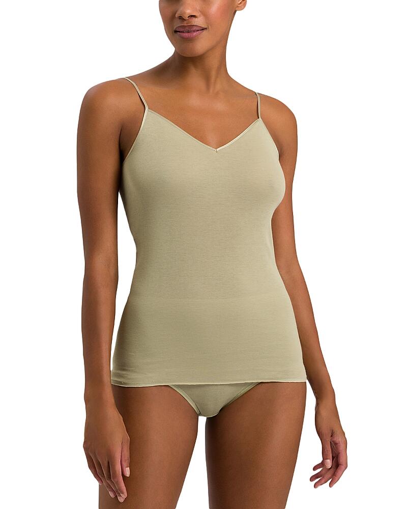 Hanro Cotton Seamless V-Neck Cami Cover