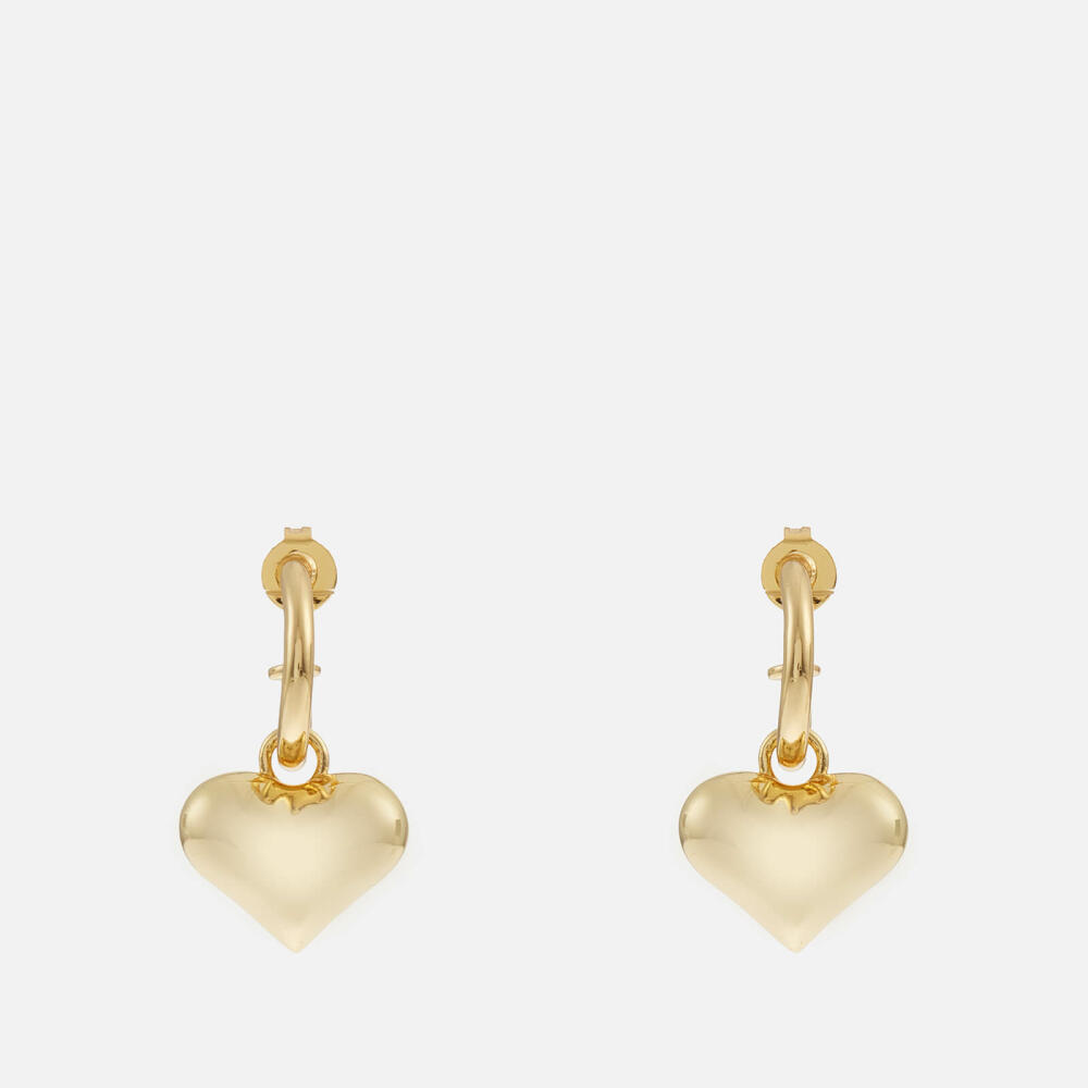 Crystal Haze Golden Hearts Gold-Plated Earrings Cover