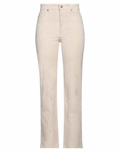 Max Mara Studio Woman Pants Beige Cotton, Elastane Cover