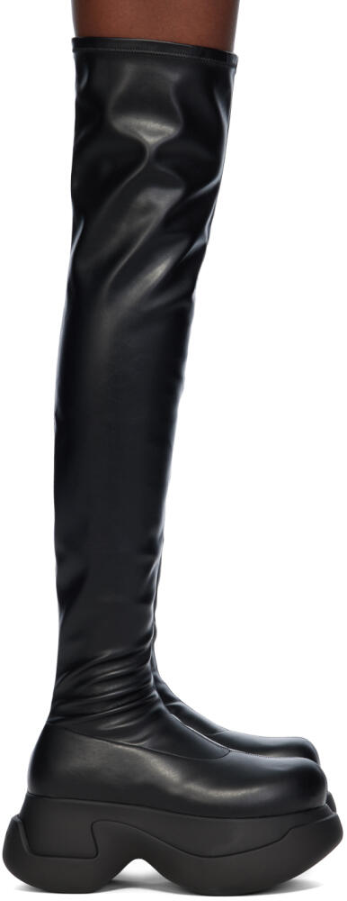 Marni Black Chunky Stretch Boots Cover