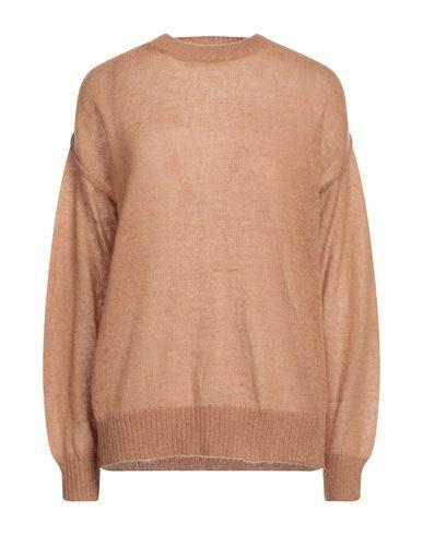 Emma & Gaia Red Woman Sweater Camel Polyamide, Wool, Mohair wool Cover