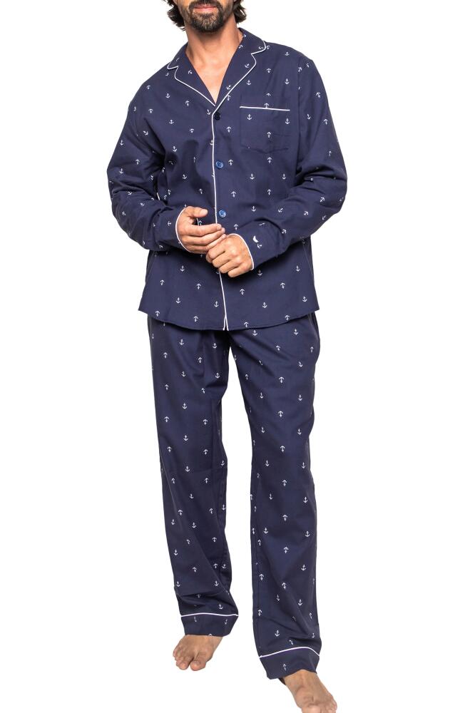 Petite Plume Portsmouth Anchors Pajamas in Navy Cover