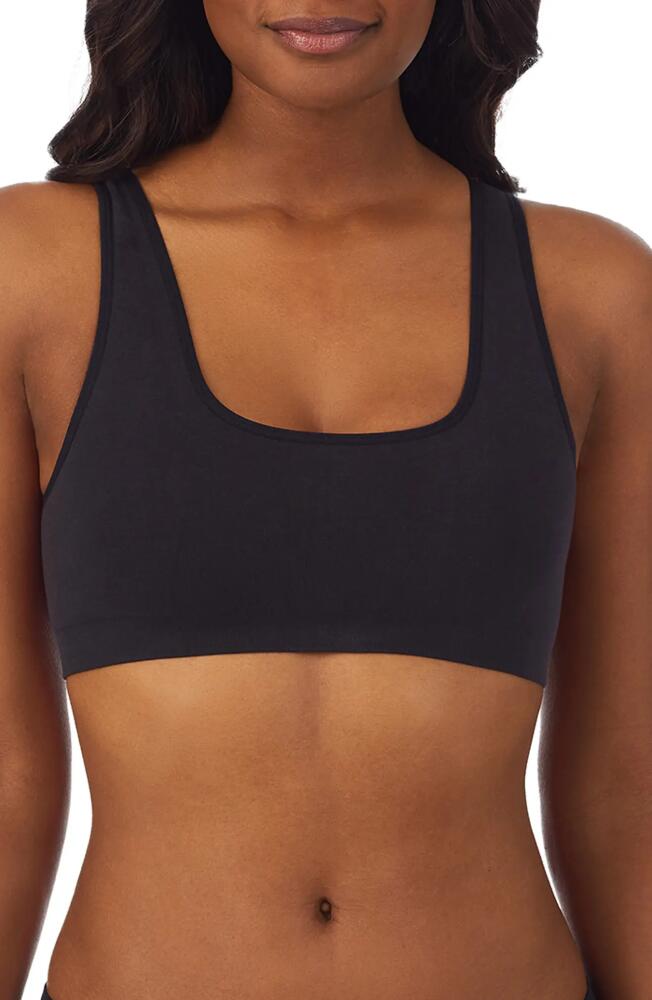 On Gossamer Cabana Cotton Seamless Tank Wireless Bra in Black Cover