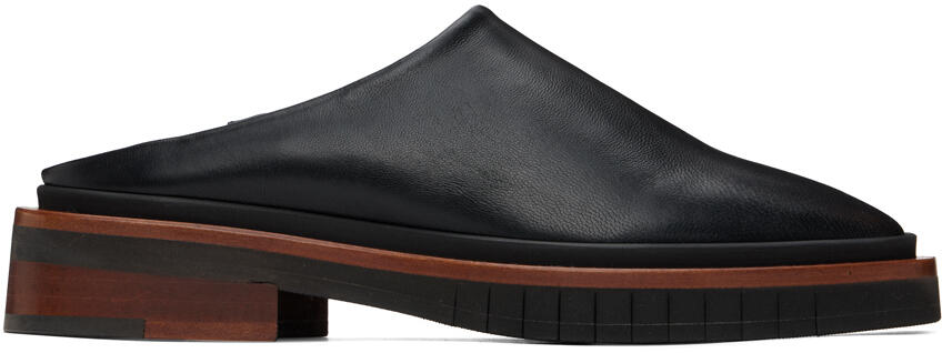 Clergerie Black Bosco Slip-On Loafers Cover