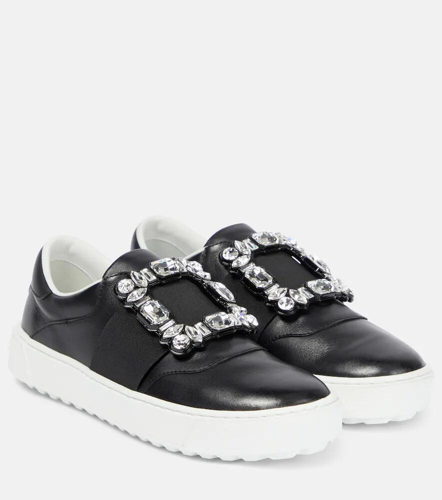 Roger Vivier Very Vivier embellished leather sneakers Cover