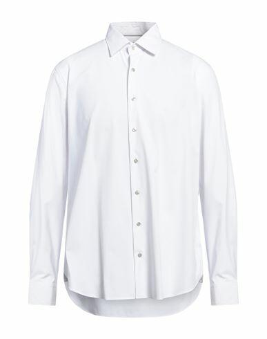 Michael Kors Mens Man Shirt White Size 14 ½ Nylon, Elastane Cover