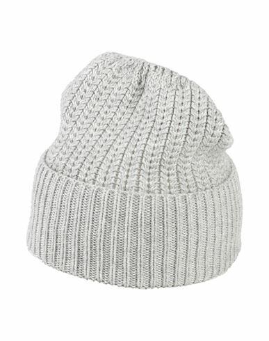 Ea7 Man Hat Grey Cotton, Wool Cover