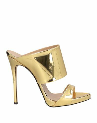 Giuseppe Zanotti Woman Sandals Gold Textile fibers Cover