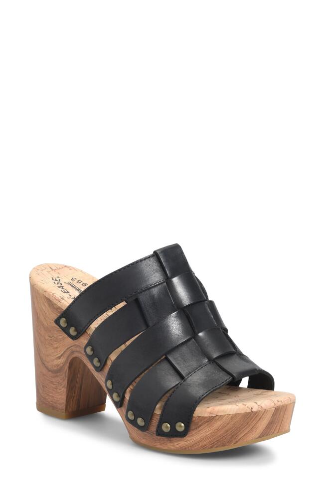 Kork-Ease Devan Platform Sandal in Black Cover