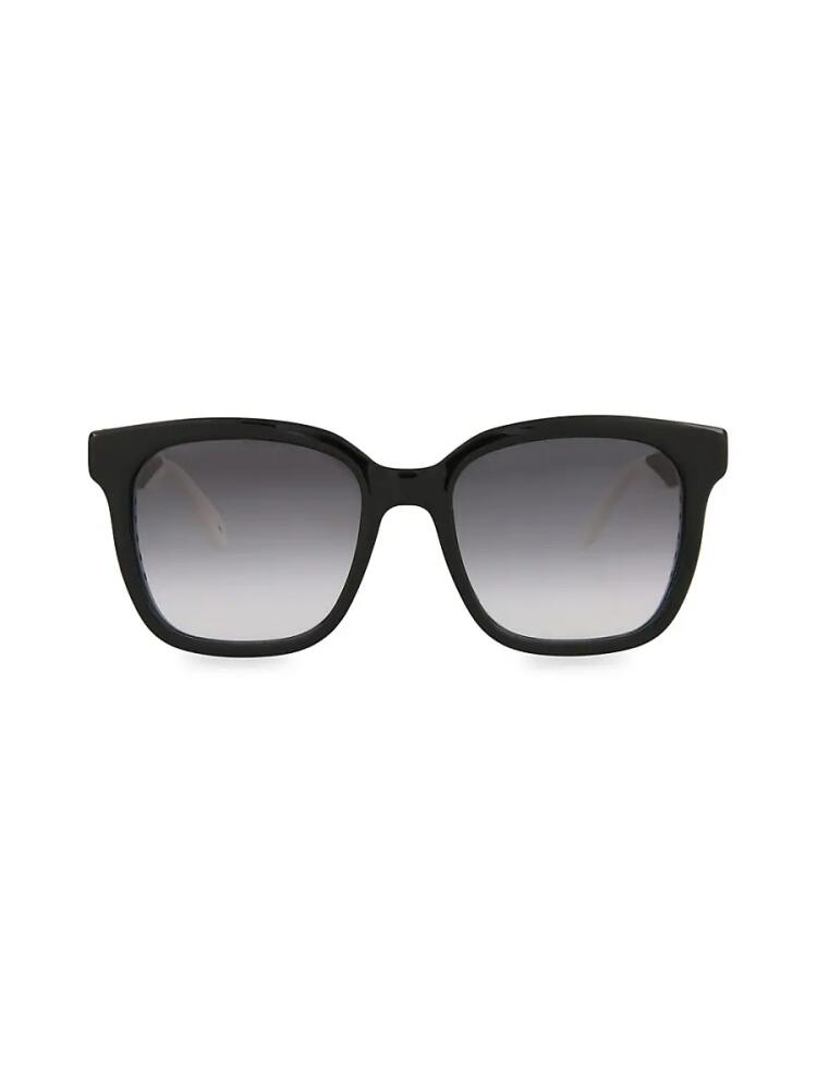 Alexander McQueen Women's 55MM Square Sunglasses - Black Cover