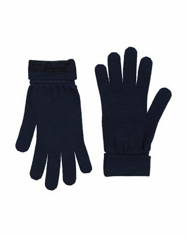 Ea7 Man Gloves Navy blue Acrylic Cover