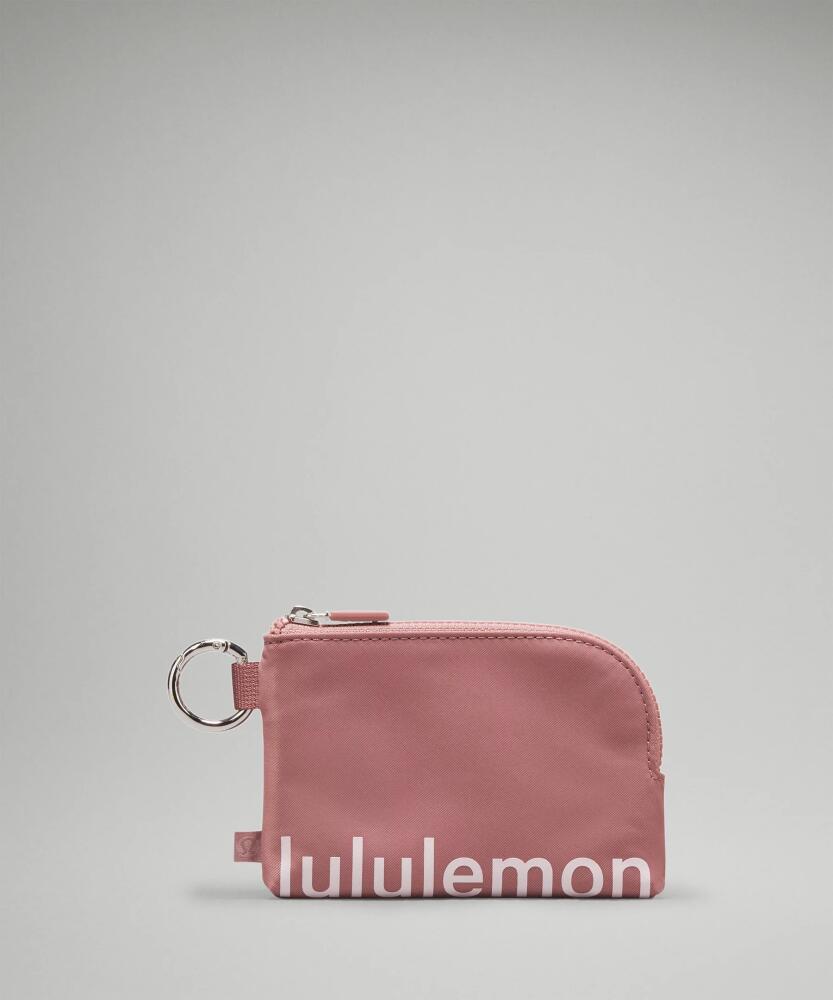 lululemon - Clippable Card Pouch - Pink/Pastel/Spiced Chai/Flush Pink Cover