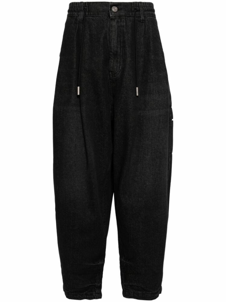 SONGZIO cropped cotton trousers - Black Cover