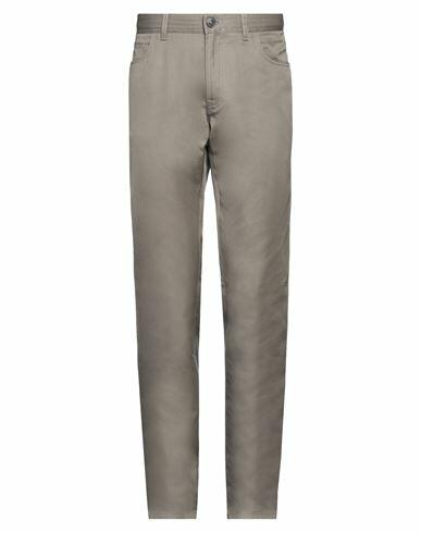 Brioni Man Pants Dove grey Cotton Cover