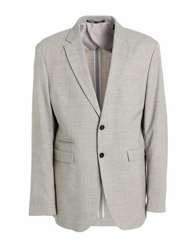 Selected Homme Man Blazer Dove grey Polyester, Wool, Linen, Elastane Cover