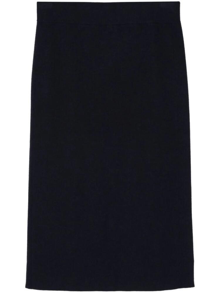 Seventy knitted midi skirt - Blue Cover