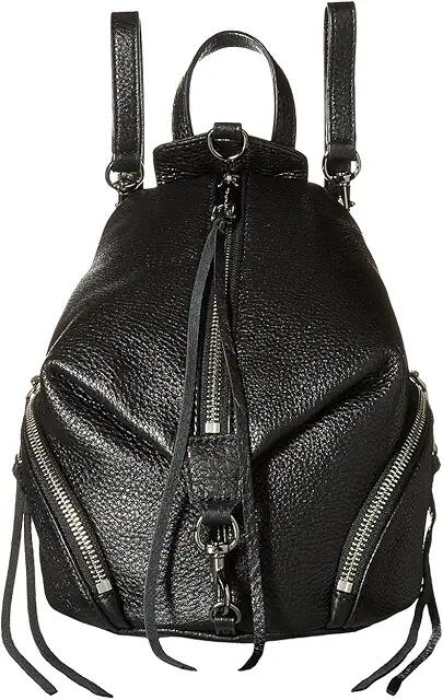 Rebecca Minkoff Convertible Mini Julian Backpack (Black 1) Backpack Bags Cover