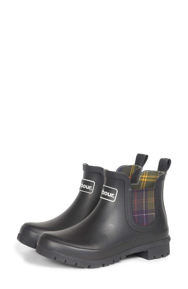 Barbour Kingham Chelsea Rain Boot in Black Cover