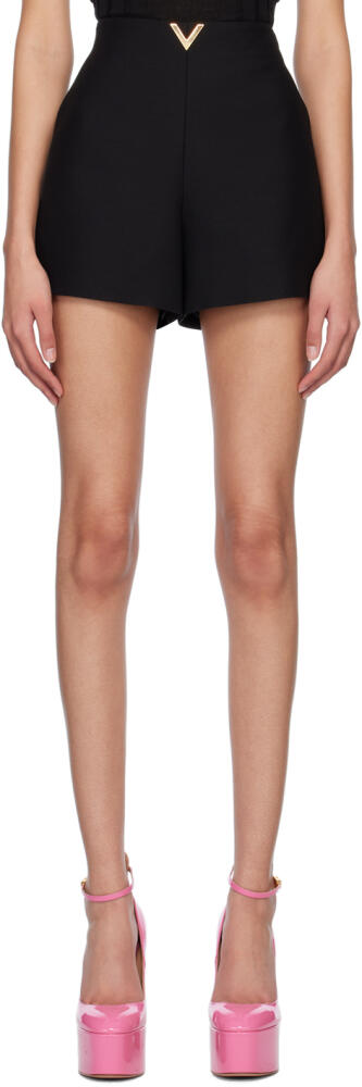 Valentino Black V-Cut Skort Cover