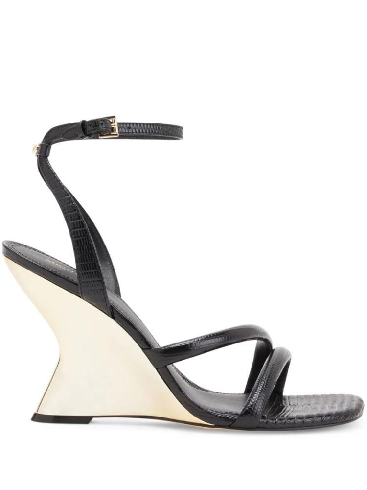 Michael Kors Nadina platform leather sandals - Black Cover