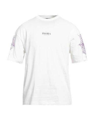 Phobia Archive Man T-shirt White Cotton Cover