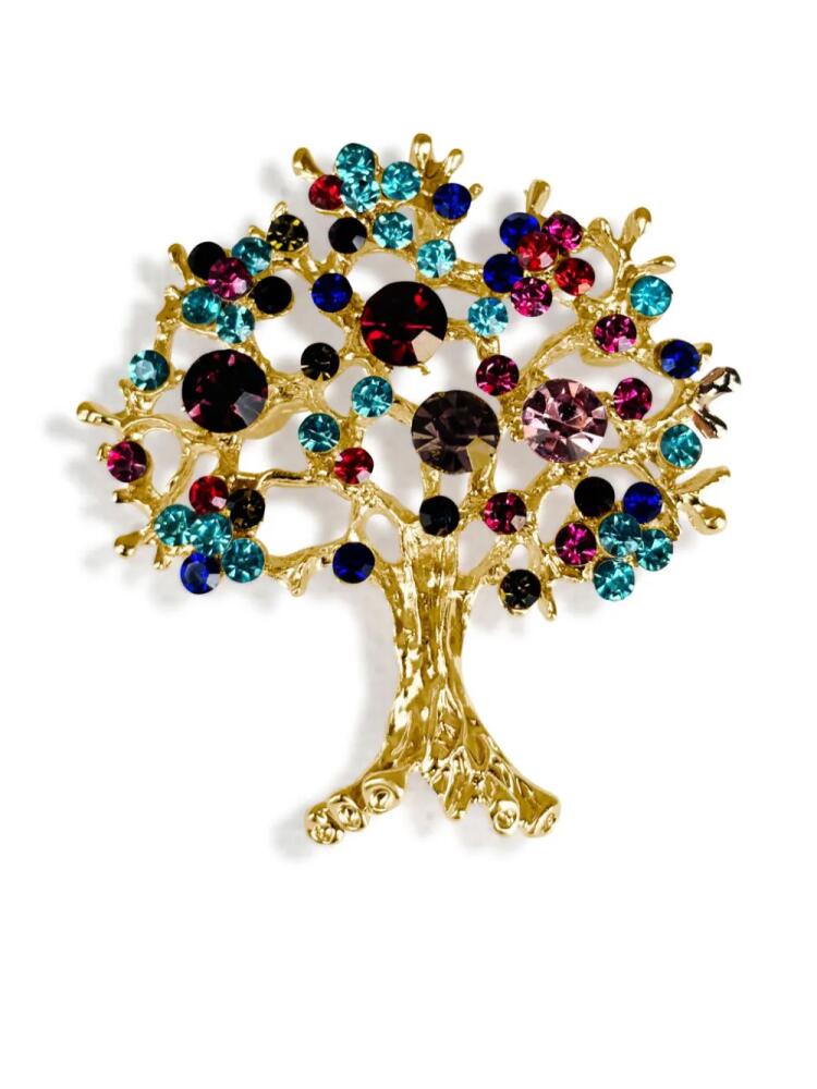 Hzmer Jewelry Tree of Life brooch - Gold Cover