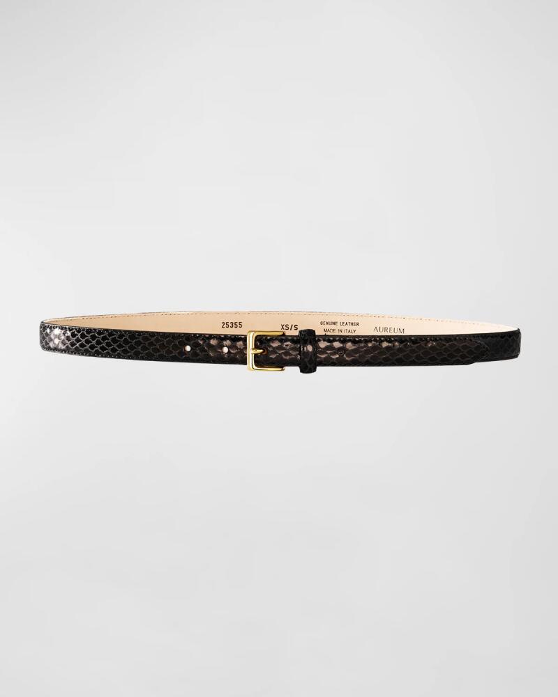 Aureum Collective No. 6 Embossed Leather Belt Cover