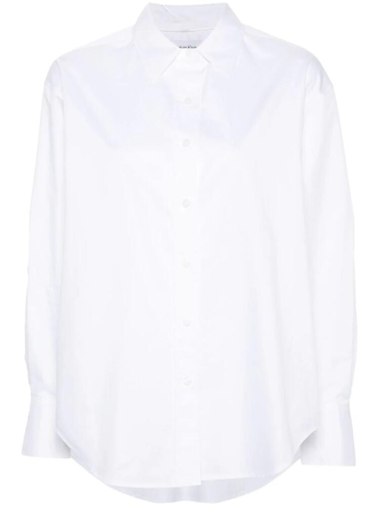 Calvin Klein logo-bar shirt - White Cover