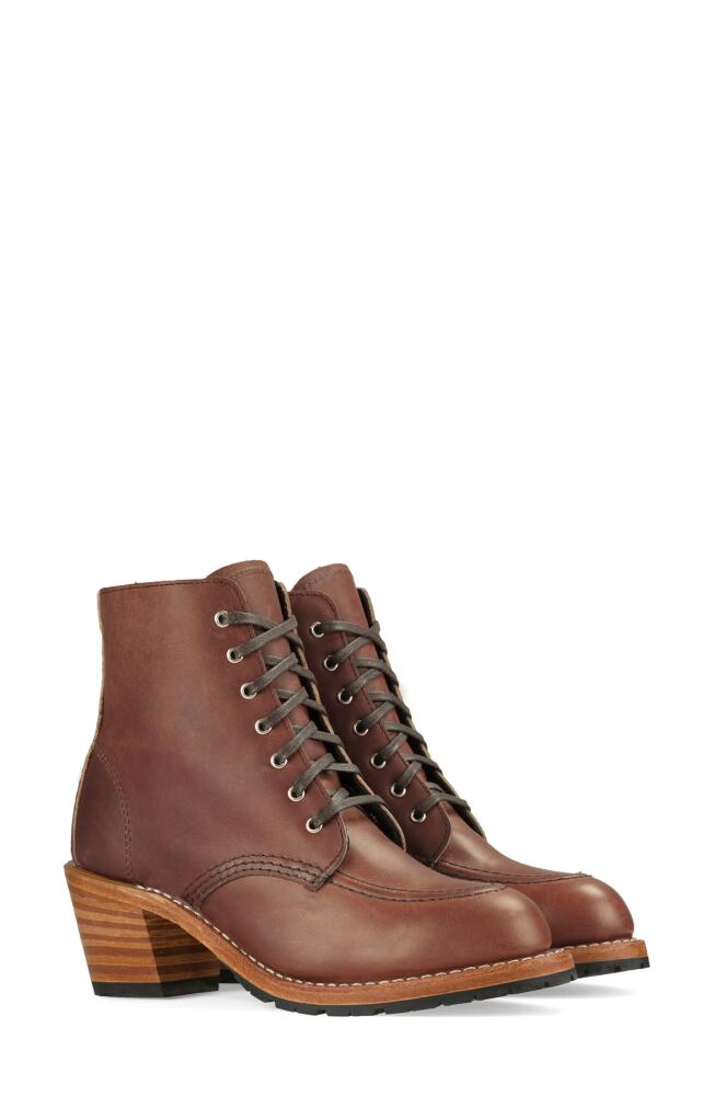 Red Wing Clara Boot in Amber Harness Leather Cover